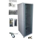 19" stojanový rozvaděč - skleněné dveře 42U 600x800