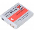 Baterie T6 power Canon NB-6L, 800mAh, šedá