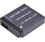 Baterie T6 power Panasonic DMW-BLH7, 600mAh, černá