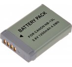 Baterie T6 power Canon NB-13L, 1250mAh, šedá