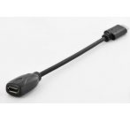 Digitus USB 3.1 Type-C adaptér USB kabel, typ C na na micro B, M / F, 0,1M, High-Speed, UL, bl