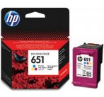 C2P11AE HP Ink Cart No. 651 pro DJ 5645, 5575, 300 stran, Tri-color