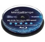 MEDIARANGE BD-R BLU-RAY 50GB 6x DoubleLayer spindl 10pck/bal