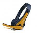 Canyon CNS-CHSC1BY, základný PC Headset, slúchadla s mikrofónom, 1 x 3,5mm jack, čierno-žlté