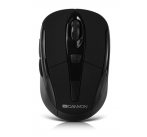 Canyon CNR-MSOW06B, Wireless optická myš USB, kompaktná, vhodná k notebookom, čierna, 1600dpi