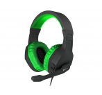 Herní stereo sluchátka Genesis Argon 200,černo-zelené