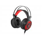 Herní sluchátka s mikrofonem Genesis Neon 360, Stereo, Vibrace, červené podsvícení