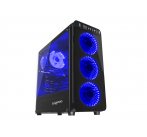 Počítačová skříň Genesis IRID 300 BLUE MIDI (USB 3.0)