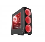 Počítačová skříň Genesis Titan 750 RED MIDI (USB 3.0)