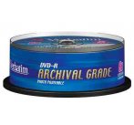 MEDIARANGE DVD-R 4,7GB 16x Inkjet Fullsurface-Printable Cake 25