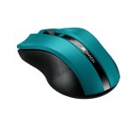 Canyon CNE-CMSW05G, Wireless optická myš USB, 800/1200/1600 dpi, 4 tlač, zelená