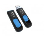 ADATA Flash Disk 128GB USB 3.0 Dash Drive UV128, černý/modrý (R: 90MB / W: 40MB)