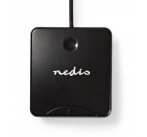 Nedis CRDRU2SM1BK - čtečka čipových karet Smart Card (ID, eObčanka), USB 2.0
