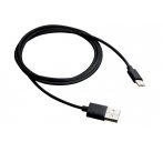 Canyon CNE-USBC1B, 1m kábel USB-C / USB 2.0, 5V 1A, priemer 3.5mm, PVC, čiernt