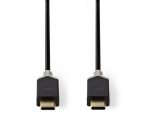 Nedis CCBW64750AT10 - Kabel USB 3.1 (Gen2) | Typ-C Zástrčka - Typ-C Zástrčka | 1 m | Antracit