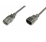 Digitus Power Cord extension cable, C14 - C13 M/F, 1.8m, H05VV-F3G 0.75qmm, bl