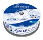 MEDIARANGE CD-R 700MB 52x Waterguard Photo Inkjet Fullprintable spindl 25pck/bal