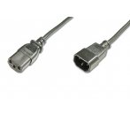 Digitus Power Cord extension cable, C14 - C13 M/F, 5.0m, H05VV-F3G 1.0qmm, bl