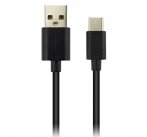 Canyon CNE-USBC2B, 1.8m kábel USB-C / USB 2.0, 5V 1A, priemer 3.5mm, PVC, čierny