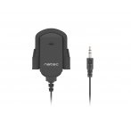 Mikrofon Natec Fox, prílepný držák, 3,5mm jack, 1,8m