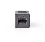 Nedis CCGB89000BK - Síťový Adaptér Cat 5 | RJ45 (8P8C) Zásuvka - RJ45 (8P8C) Zásuvka | Černá barva