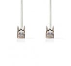 Nedis CCGB85121WT50 - Síťový Kabel CAT5e SF/UTP | RJ45 (8P8C) Zástrčka – RJ45 (8P8C) Zástrčka | 5 m | Bílá barva