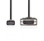 Nedis CCGB34800BK30 - Kabel HDMI – DVI | HDMI Konektor - DVI-D 24+1-Pin Zástrčka | 3 m | Černá barva