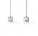 Nedis CCGT85000GY100 - Síťový Kabel Cat 5e UTP | RJ45 (8P8C) Zástrčka – RJ45 (8P8C) Zástrčka | 10 m | Šedá barva