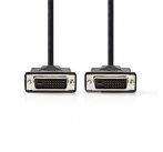 Nedis CCGB32000BK30 - Kabel DVI | DVI-D 24+1-Pin Zástrčka - DVI-D 24+1-Pin Zástrčka | 3 m | Černá barva