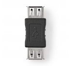 Nedis CCGB60900BK - USB 2.0 Adaptér | A Zásuvka - A Zásuvka | Černá barva
