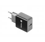Universální nabíječka Natec 1,2A, 1x USB, černo-šedá