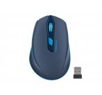 Tichá bezdrátová myš Natec Siskin 2400 DPI, modrá