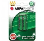 AgfaPhoto prednabité batérie 1.2V, AAA, 950mAh, blister 2ks