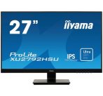 27'' iiyama XU2792HSU-B1: IPS, FullHD(16:9)@75Hz, 250cd/m2, 4ms, VGA, HDMI, USB, DP, USB, černý