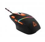 Canyon Sulaco CND-SGM04RGB hráčska myš, drôtová, optická, 800 - 4.200 dpi, 7 program. tlač,  LED podsv., čierna
