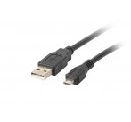 LANBERG Kabel USB 2.0 AM/Micro, 1m, černý