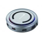 Canyon CNS-TDS07DG Multiport Docking Station, 6 portov, USB-C + USB3.0 + USB2.0 + microUSB + HDMI + VGA + bezdr. nab.