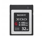 XQD řady G - 440 MB/s (čtení), 400 MB/s (zápis)