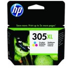 Trojfarebná originálna atramentová kazeta HP 305XL s vysokou výťažnosťou