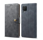 Lenuo Leather flipové pouzdro pro Huawei P40 Lite, šedá