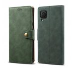 Lenuo Leather flipové pouzdro pro Huawei P40 Lite, zelená