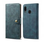 Lenuo Leather flipové pouzdro pro Samsung Galaxy A21s, černá