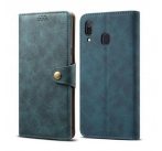 Lenuo Leather flipové pouzdro pro Samsung Galaxy A31, červená