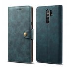 Lenuo Leather flipové pouzdro pro Xiaomi Redmi 9A, modrá