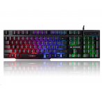 TRACER klávesnice GAMEZONE LoCCar, herní, drátová, USB, podsvícená