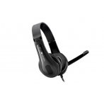 Canyon CNS-CHSC1B, PC Headset, slúchadla s mikrofónom, 1 x 3.5mm jack komb., ovládanie na kábli, 2 m, čierne