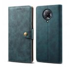 Lenuo Leather flipové pouzdro pro Xiaomi Poco X3, modrá