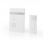 Nedis DOORB212WT - Sada Bezdrátového Domovního Zvonku| Napájení na Baterii | 36 Melodií