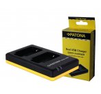 PATONA nabíječka Foto Dual Quick Nikon EN-EL23 USB