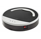 NEDIS robotický vysavač/ snímač proti kolizi a pádu/ provoz 90 min/ objem 0,3 l/ 2100 mAh/ bezsáčkový/ černo-bílý